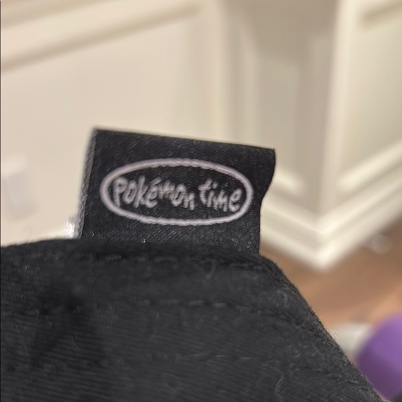 Black Pikachu Embroidered Cap - Picture 4 of 6